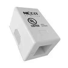 Nexxt Single Port Unloaded Surface Mount