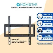 Home Star Wall Mount TV Bracket 26"-65"