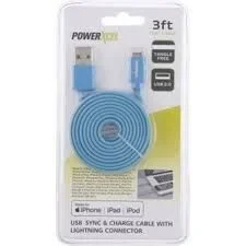PowerXcel Flat Lightning Cable 3ft