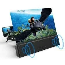 Phone Screen Magnifer With Bluetooth Speaker
