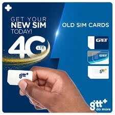 GT&T Pre-Paid Sim Replacement 4G Lte Zr