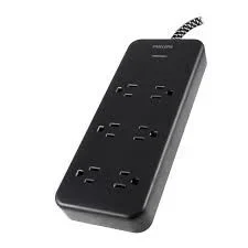 Phillips Wi-Fi Power Strip with Surge Protector 8FT 6-Outlet 1080 Joules SPP9068BF/37