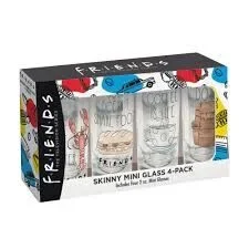 Friends Plastic Shot Glass - 4-Pcs - Gift Item - TV Show - Friends