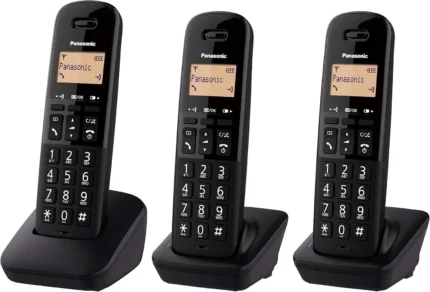 Panasonic 3-Handset Shock Resistant Cordless Phone Kit